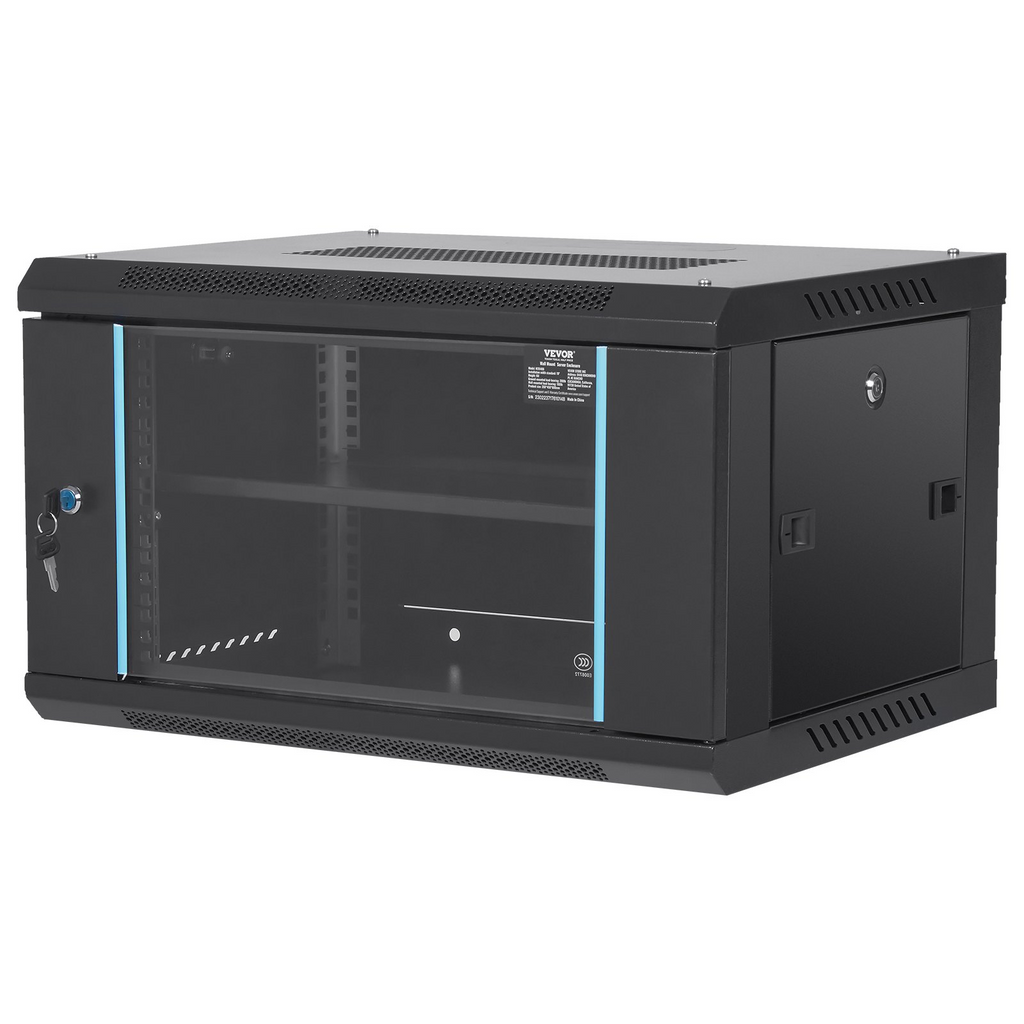 Gabinete para servidor de red 6U para montaje en pared | VEVOR
