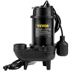 Bomba sumergible para aguas residuales, 3/4 HP | VEVOR