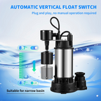 Bomba sumergible de 1, 5 HP | VEVOR