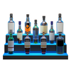 Expositor de botellas de licor con iluminación LED, 76 cm | VEVOR