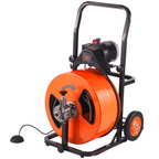 Máquina desatascadora de desagües de 30 m - 100FT x 3/4