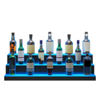 Expositor de botellas de licor con iluminación LED, 101,6 cm | VEVOR