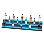 Expositor de botellas de licor con iluminación LED, 152 cm | VEVOR