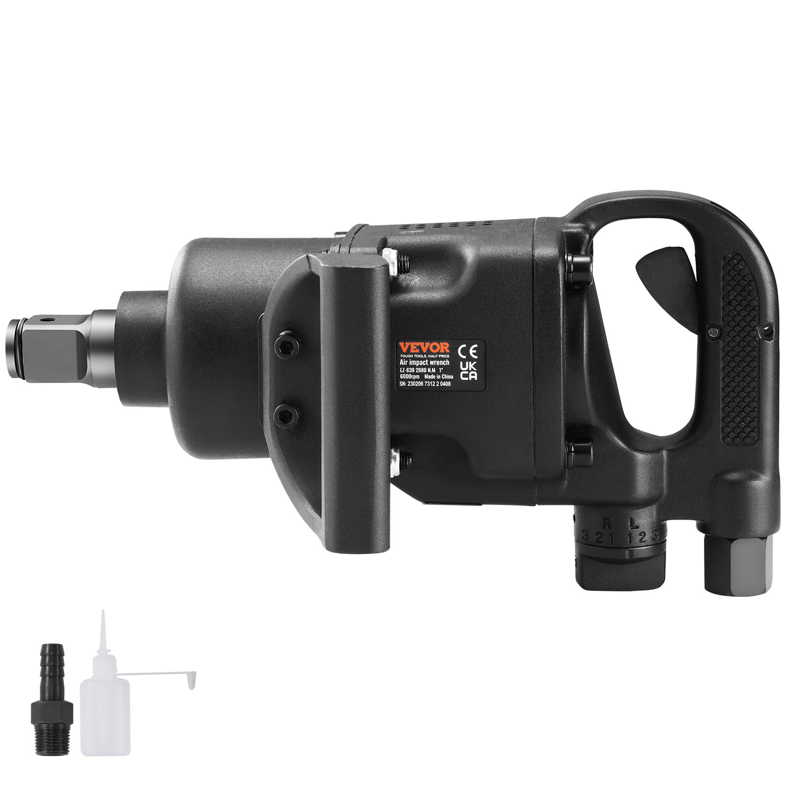 Llave de impacto neumática de 1 pulgada KQCJBSY126 | VEVOR
