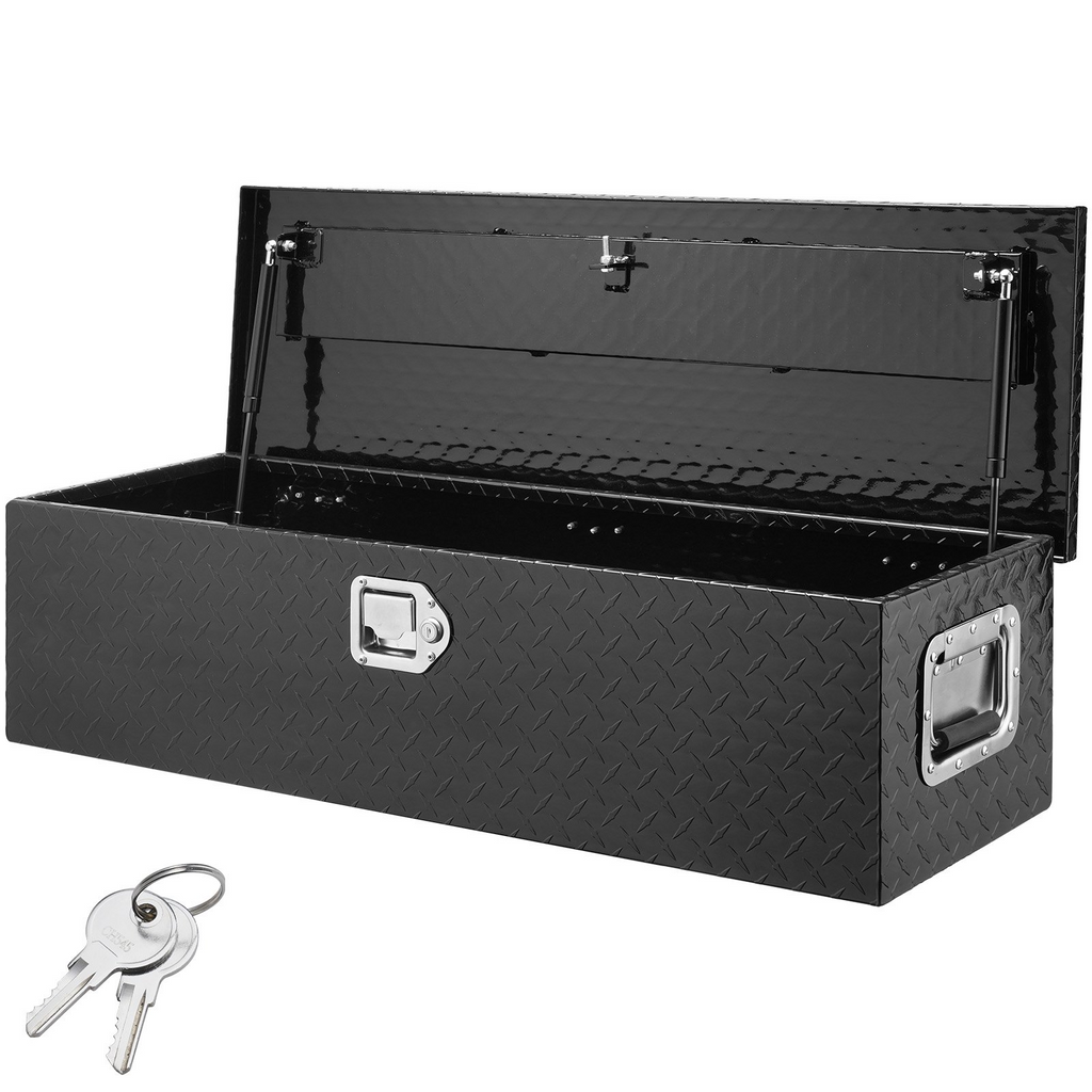 Caja de herramientas de aluminio resistente para caja, 25 cm | VEVOR