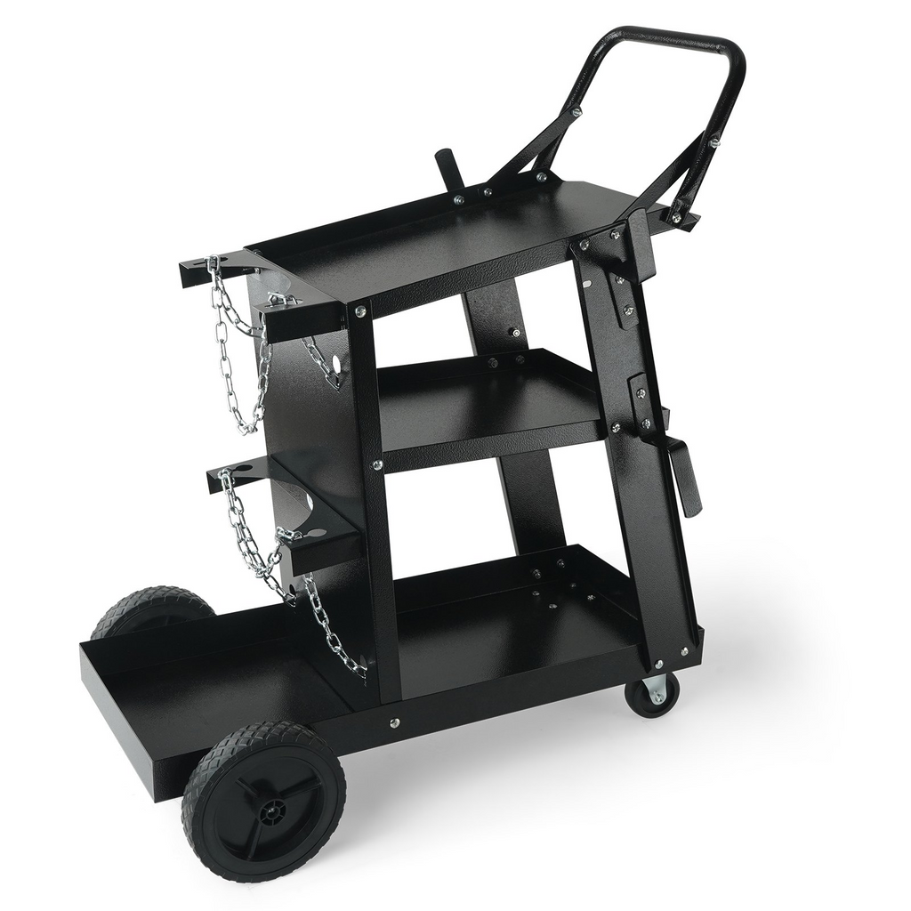 Carro de soldadura de 3 niveles, con capacidad de 181 kg | VEVOR