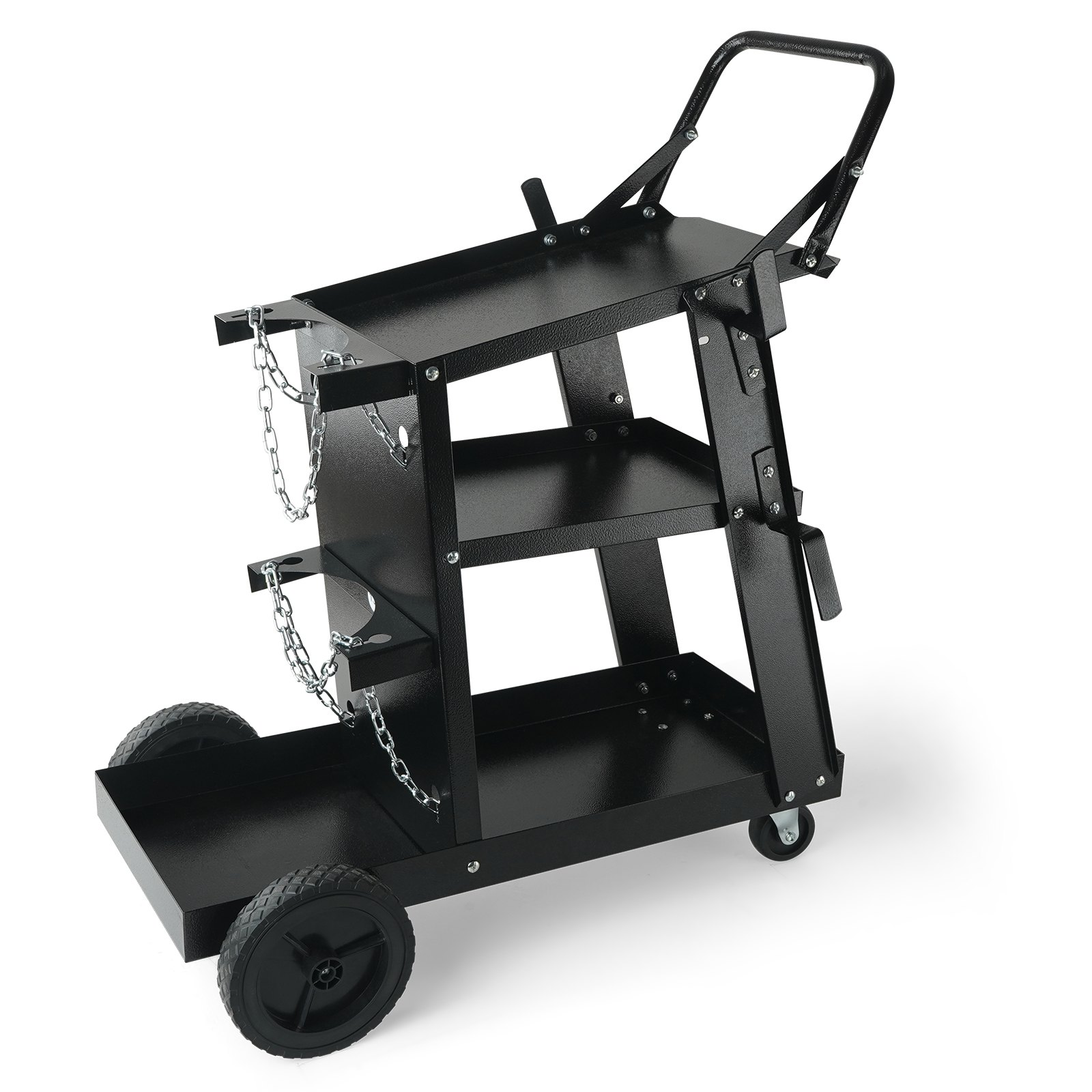 Carro de soldadura de 3 niveles, con capacidad de 181 kg | VEVOR