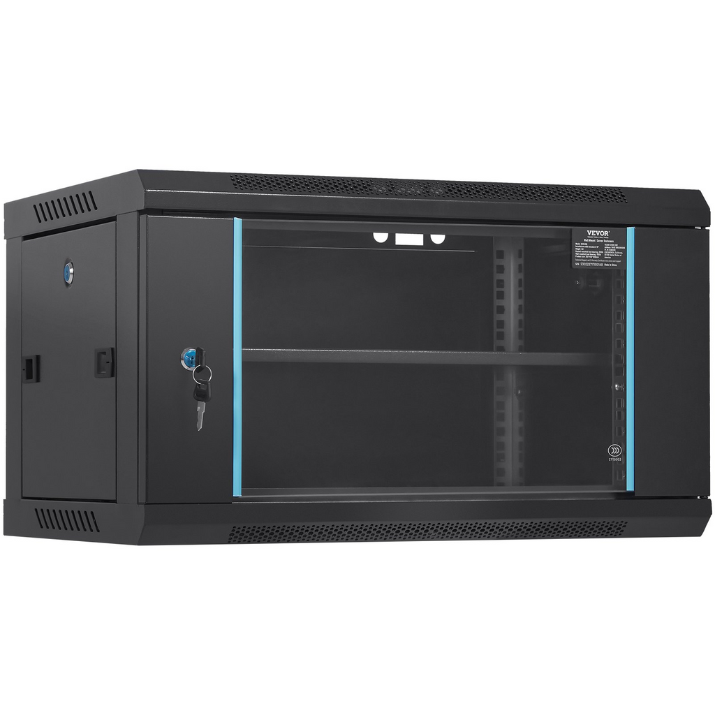 Gabinete para servidor de red 6U para montaje en pared | VEVOR