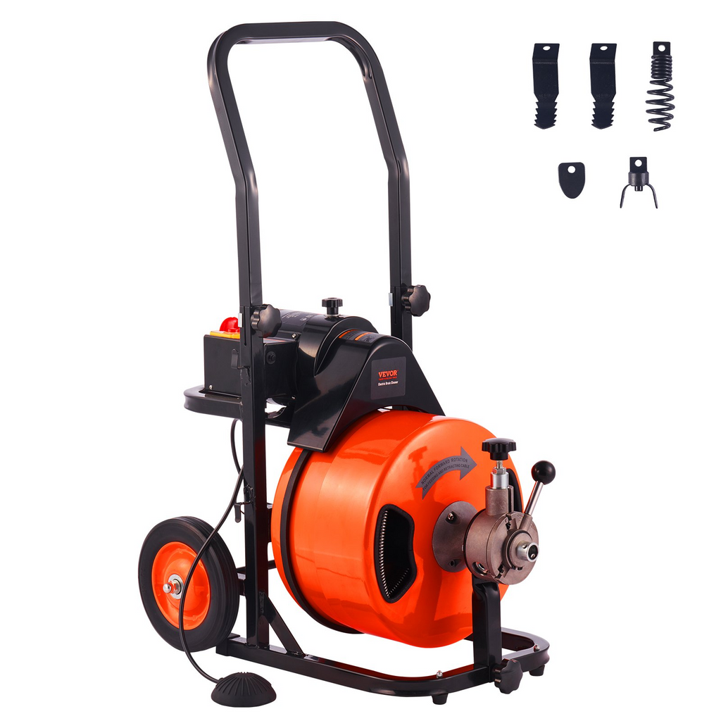 Máquina desatascadora de 23 m x 1/2 pulgada | VEVOR