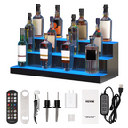 Expositor de botellas de licor con iluminación LED, 76 cm | VEVOR