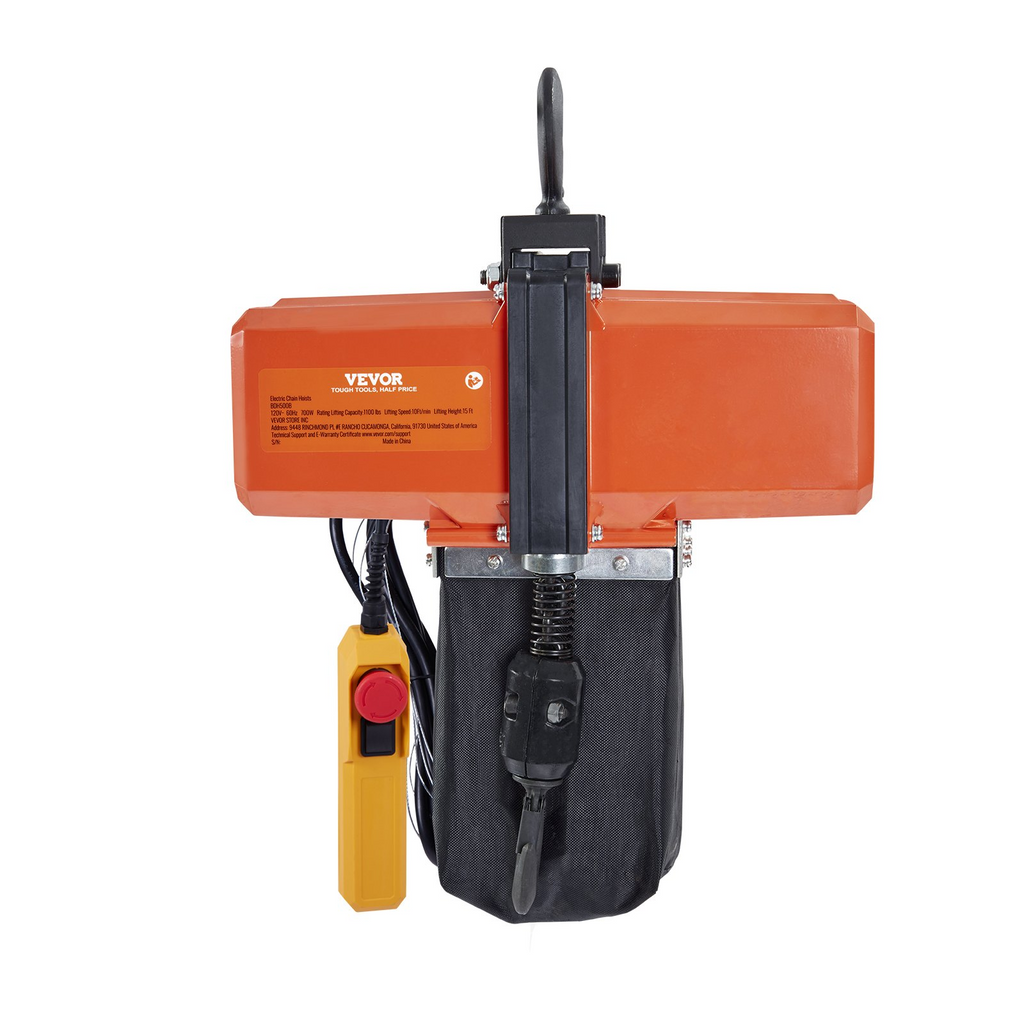 Polipasto eléctrico de cadena de 1100 lbs | VEVOR