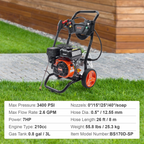 Hidrolavadora, 3400 PSI, 2.6 GPM | VEVOR