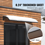 Toldo para puertas y ventanas de 101, 6 x | VEVOR