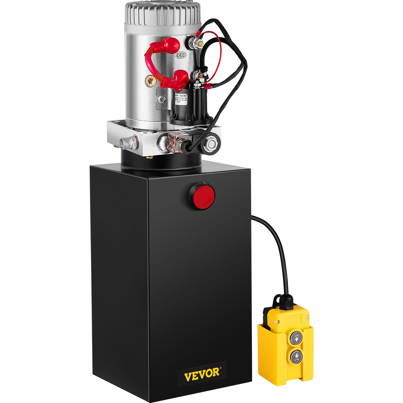 Bomba hidráulica eléctrica con depósito metálico | VEVOR