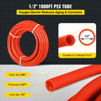Tubería PEX de 1000 pies, tubería PEX de 1/2" | VEVOR