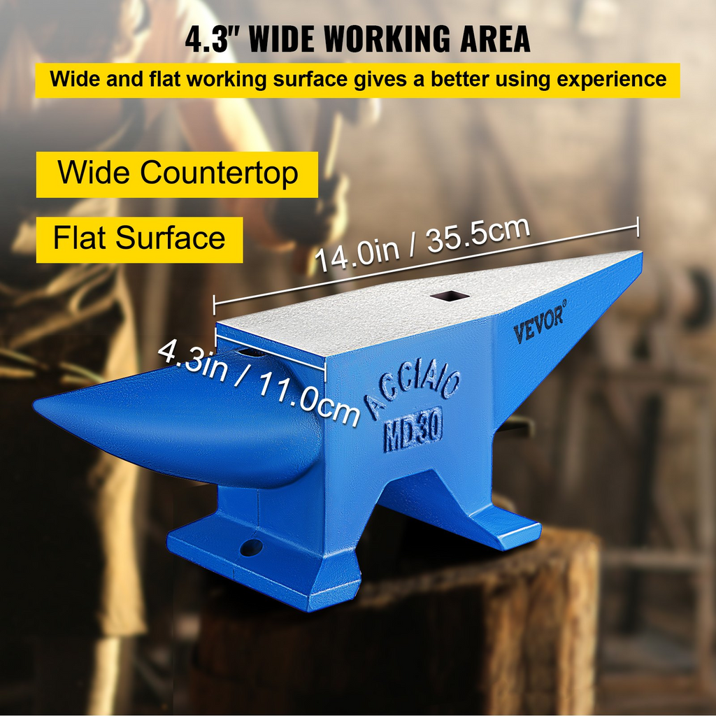 Yunque Pro Horn, yunque de acero de 30 kg/66 | VEVOR