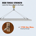 Cable de acero inoxidable T316 de 1/8" 7x7 | VEVOR