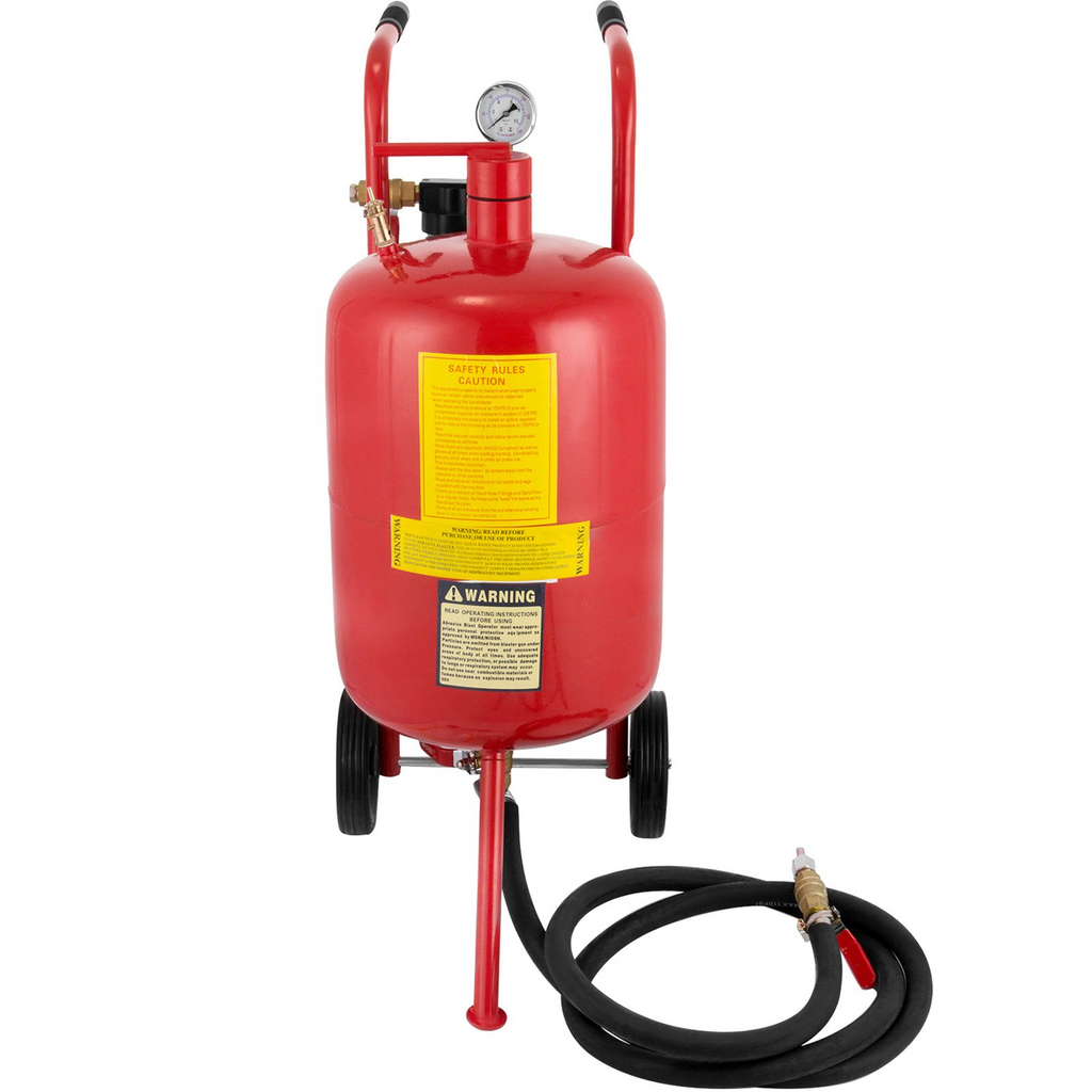Chorreadora de arena de 40 litros (10 galones) equipada | VEVOR