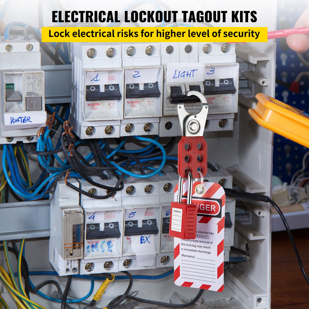 Kits de bloqueo y etiquetado de 58 piezas. El kit | VEVOR