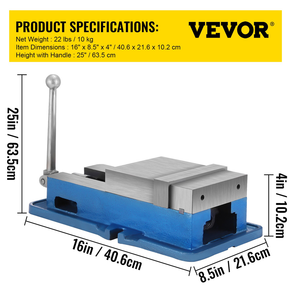 Mordaza ACCU Lock de 6'' para precisión | VEVOR