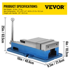 Mordaza ACCU Lock de 6'' para precisión | VEVOR