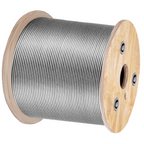 Carrete de cable de acero inoxidable de 3/16 pulgadas | VEVOR