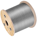 Carrete de cable de acero inoxidable de 3/16 pulgadas | VEVOR