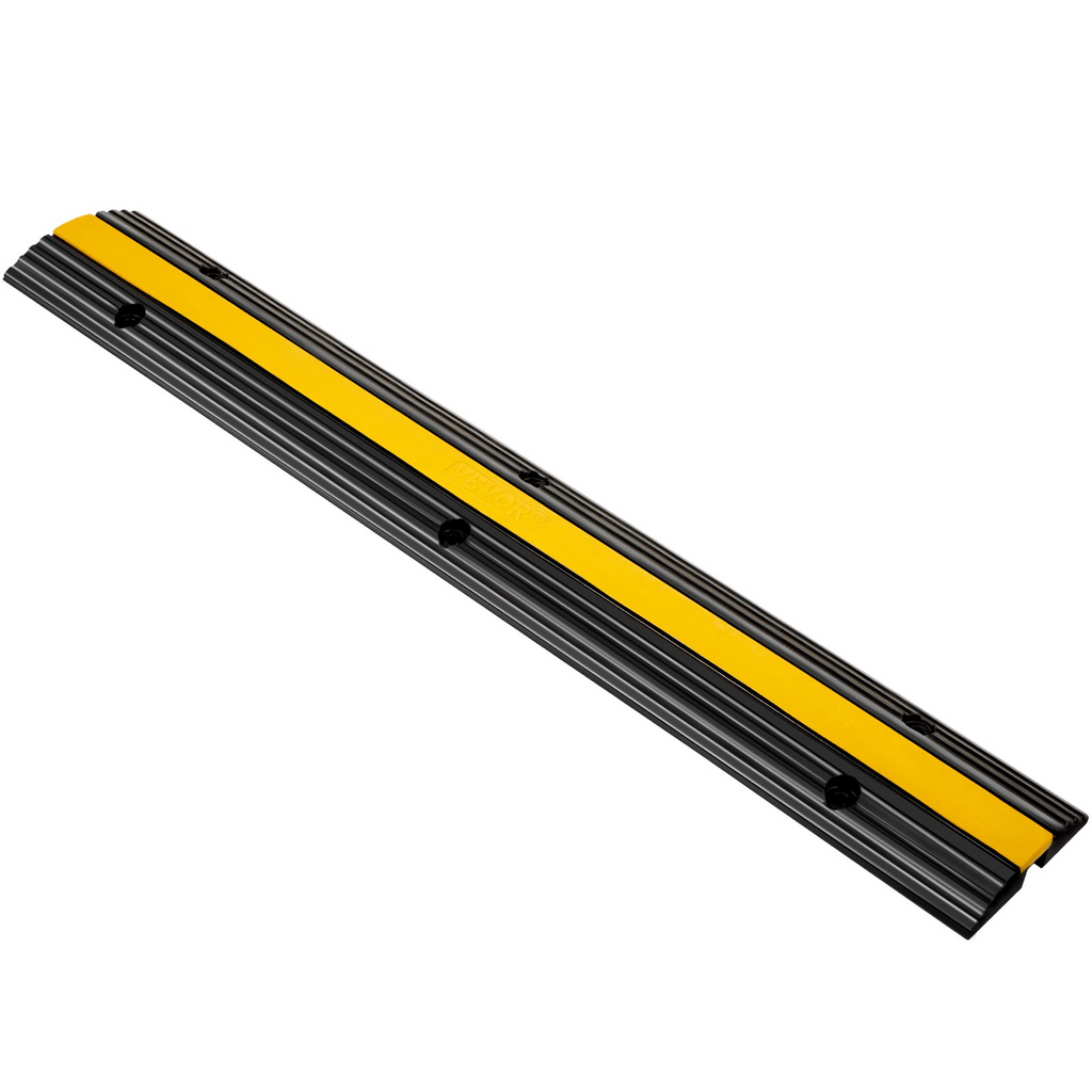 Paquete de 4 rampas protectoras de cables de goma | VEVOR