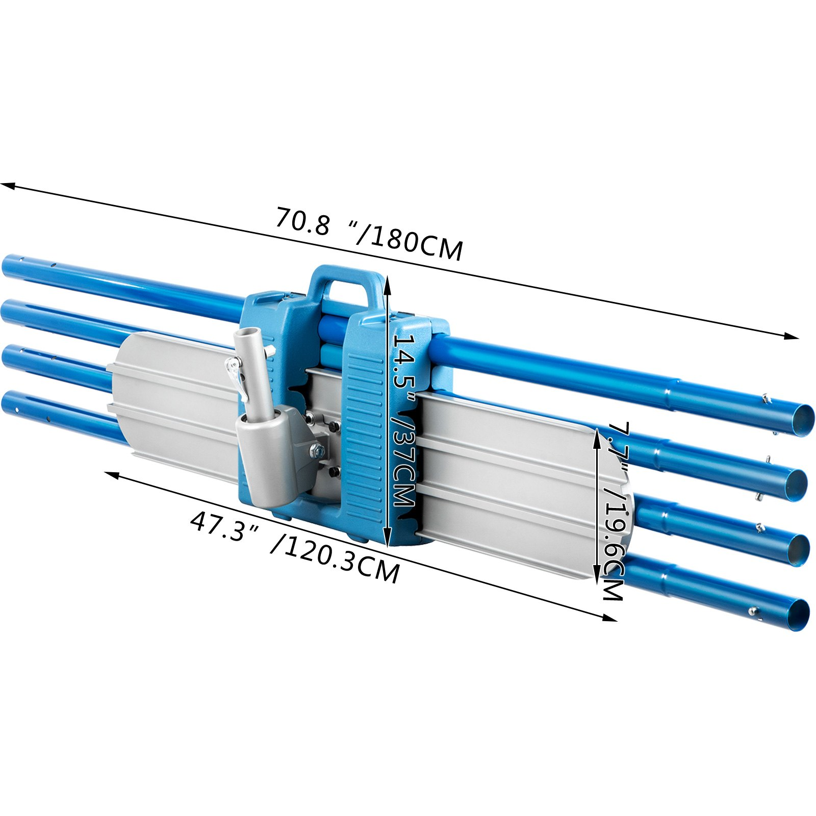 Flotador de hormigón Bull Float de magnesio de 48 x 8" | VEVOR