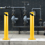 Bolardo de seguridad, poste de 91 cm de altura, 14 cm | VEVOR