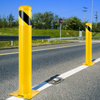 Bolardo de seguridad, poste de 122 cm - 48in de altura | VEVOR