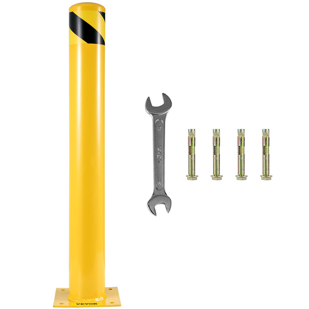 Bolardo de seguridad, poste de 122 cm - 48in de altura | VEVOR