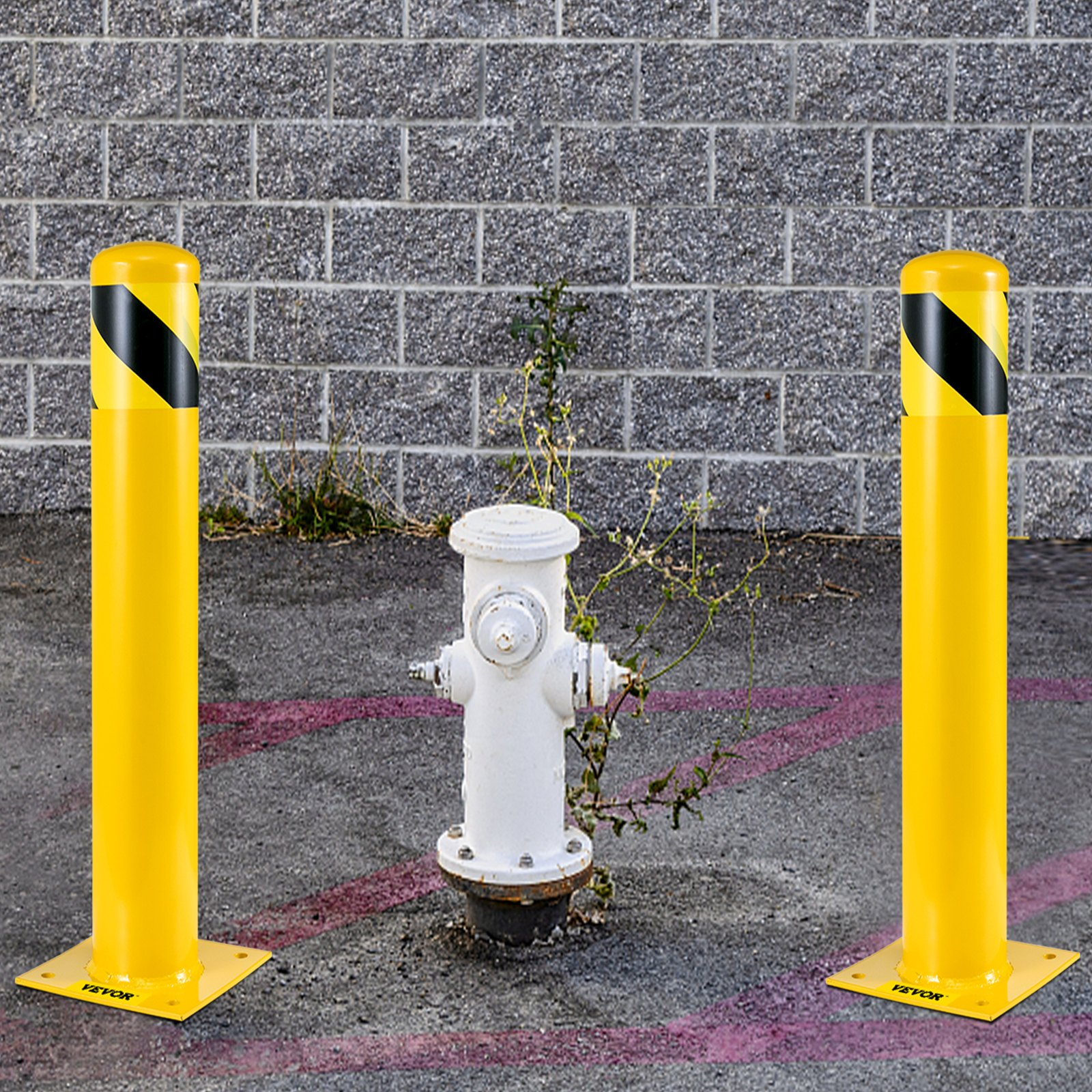 Bolardo de seguridad, poste de 122 cm - 48IN de altura AQZYCHS485 | VEVOR