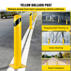 Bolardo de seguridad, poste de 107 cm - 42IN de altura | VEVOR