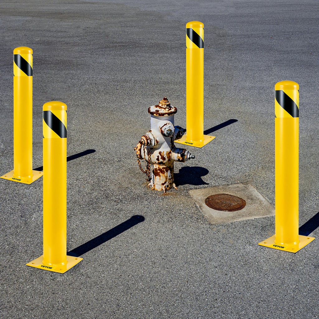 Bolardo de seguridad, poste de 107 cm - 42IN de altura | VEVOR