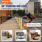 Bolardo de seguridad, poste de 91 cm de altura | VEVOR