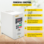 Variador de frecuencia, entrada de CA 220 V | VEVOR