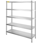 Estantería de acero inoxidable de 60 x | VEVOR
