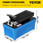 Bomba hidráulica neumática de 10000 PSI | VEVOR
