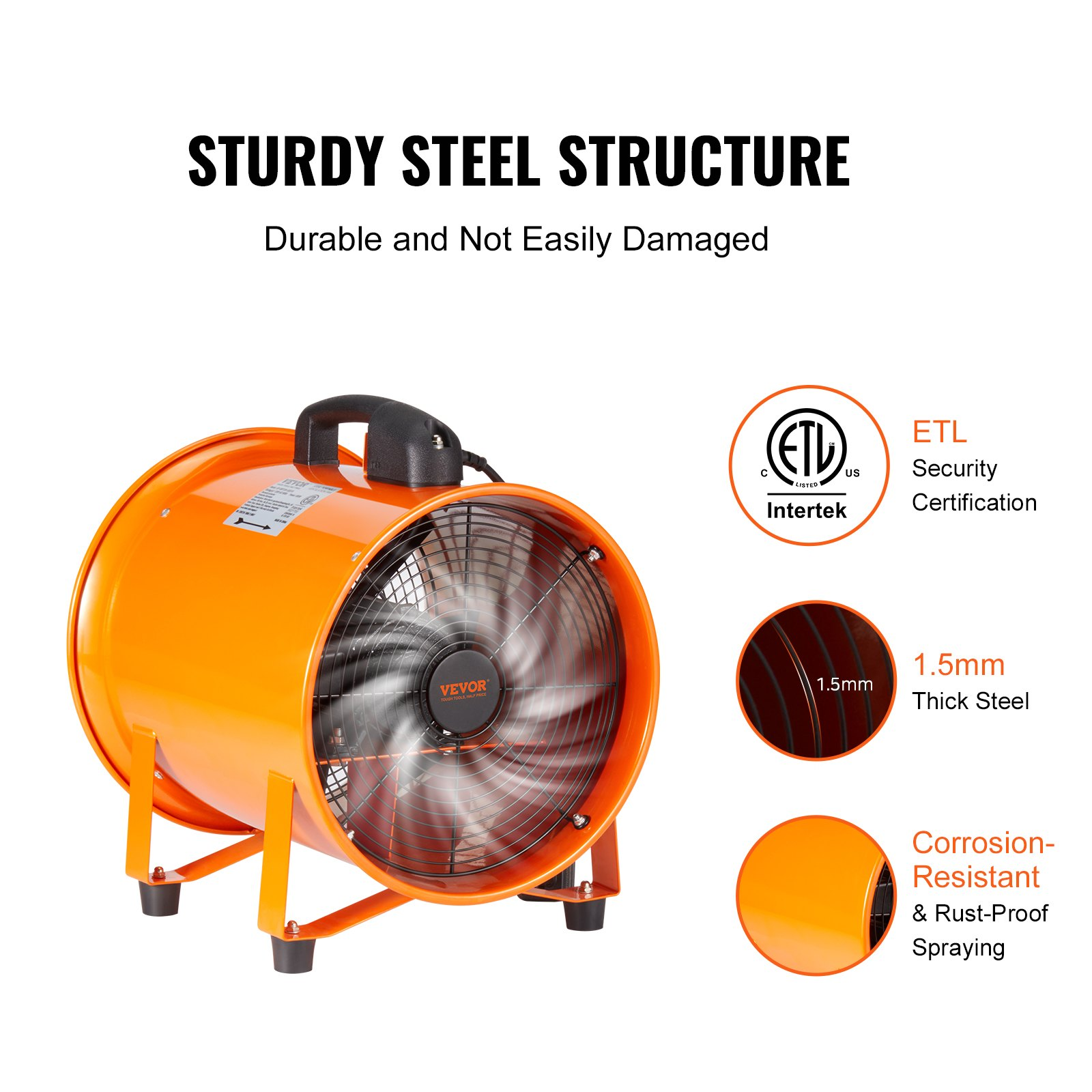 Ventilador portátil | VEVOR