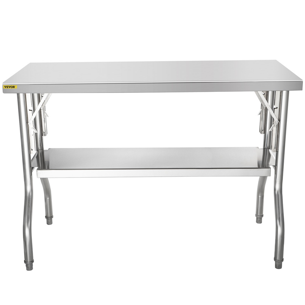 Mesa de preparación comercial plegable | VEVOR