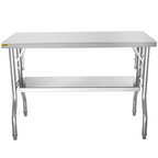 Mesa de preparación comercial plegable | VEVOR