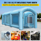 Cabina de pintura inflable para automóviles | VEVOR