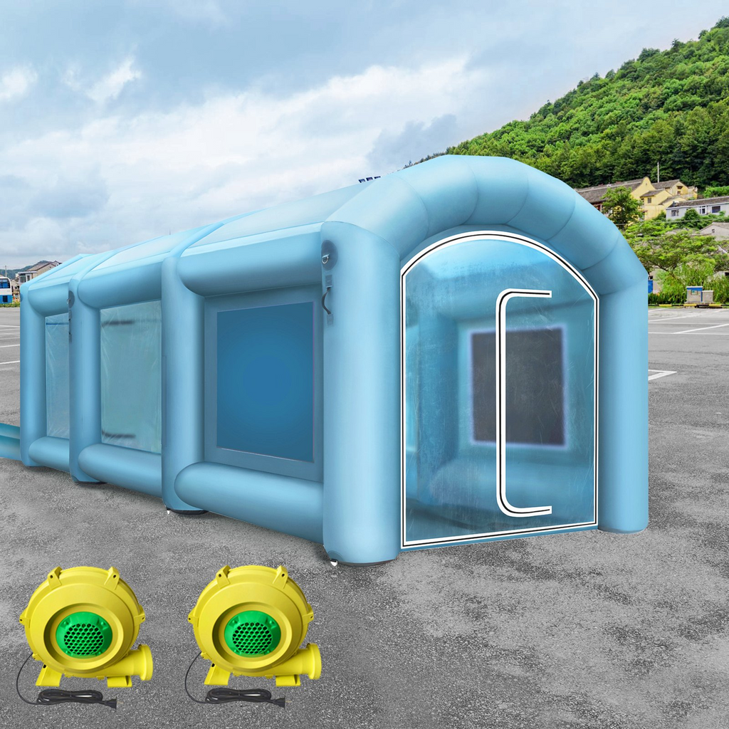 Cabina de pintura inflable para automóviles | VEVOR