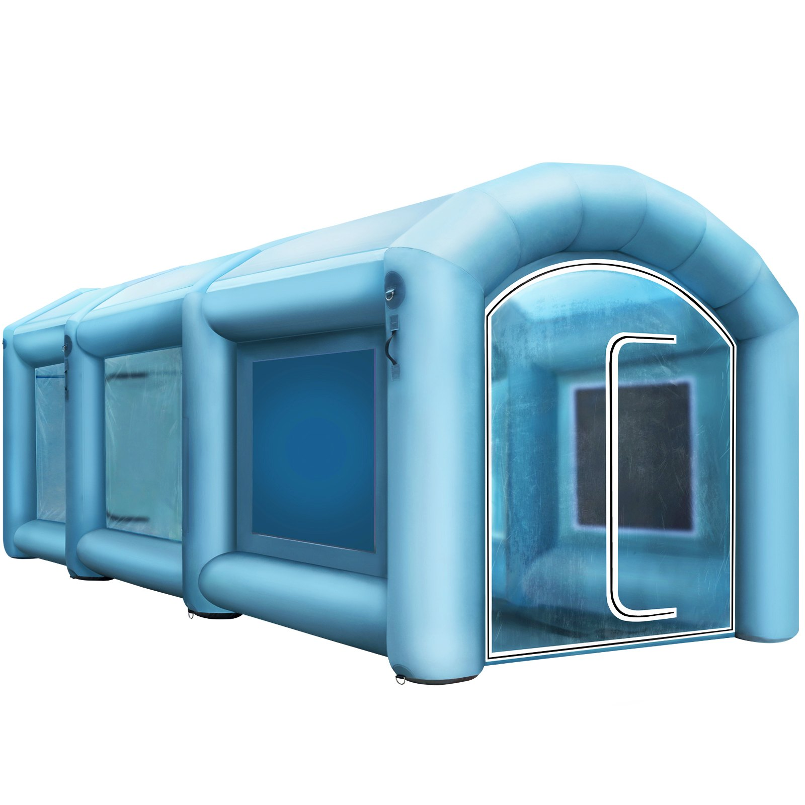 Cabina de pintura inflable para automóviles | VEVOR
