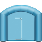 Cabina de pintura inflable para automóviles | VEVOR