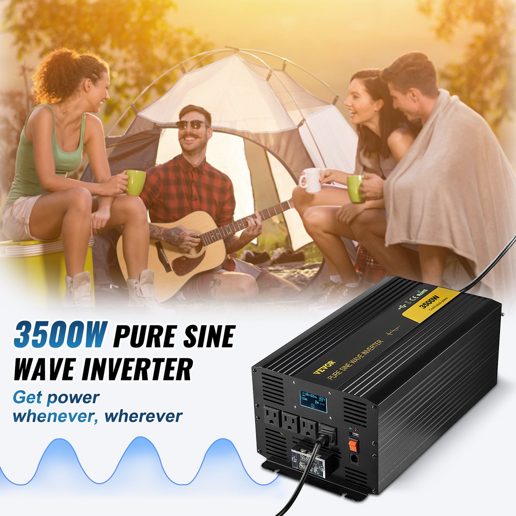 Inversor de onda sinusoidal pura de 3500 vatios