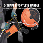 Sierra circular eléctrica para hormigón de 30 cm - 12 in | VEVOR