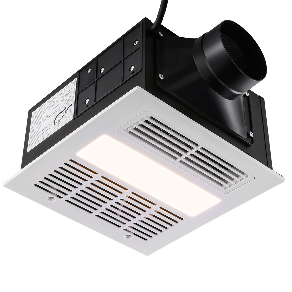 Ventilador extractor de baño, calefacción de 1500 W | VEVOR