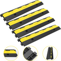 Rampa protectora de cables (4 paquetes, 2 canales | VEVOR